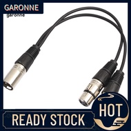 GAR 03m XLR Y Splitter Cable 3 Pin 1 Male to 2 Female Convertor Adapter Cable