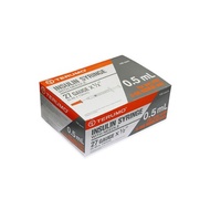 Terumo Insulin Syringe 0.5ml 27G 100'S - Grey