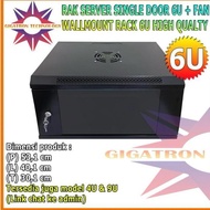 WALLMOUNT RACK SERVER 6U/ RACK SERVER SINGLE DOOR 6U COMPLETE PDU Original AND TRUSTED