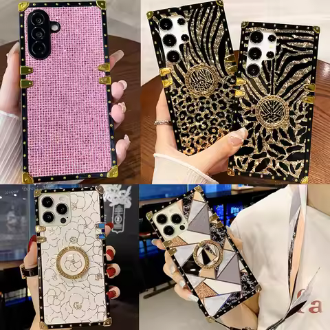 Luxury Lanyard Phone Case For Oppo Realme C61 C63 Realmi C55 C53 C35 Reame C33 C30 C21y C25y C20 C15