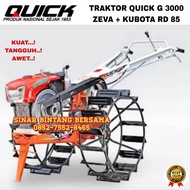 MESIN TRAKTOR SAWAH QUICK G 3000 KUBOTA RD 85 | CULTIVATOR