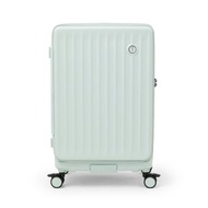 贈旅行11件組【諾貝兔】腳踩煞車 24吋 Cloudy Walk前開式行李箱