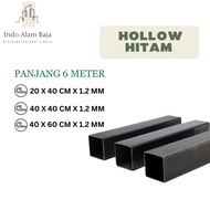 Hollow besi hitam 1.2 mm / Hollow hitam 1.2 mm