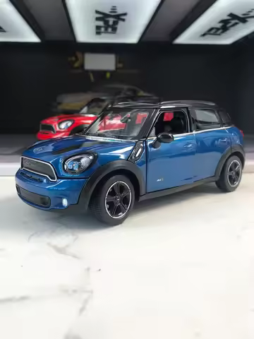 Rastar 1:24 simulation zinc alloy BMW MINI Cooper S Countryman model car, static ornament, metal col