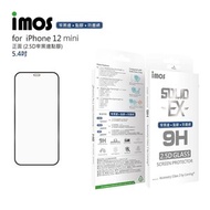 imos - Corning AG2BC 2.5D iPhone 12 mini 康寧防塵網玻璃全屏保護貼