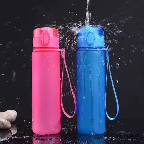 500ml Gourd Sport Shaker Cute Water Bottle Creative School Fitness Plastic Healthy Juice Bottled Tea