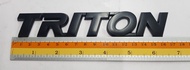 Logo Triton สีดำ ของรถ Mitsubishi 16 cm งานพลาสติก