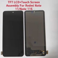 AMOLED Display For Xiaomi Redmi Note 11 LCD Touch Screen Digitizer Panel Assembly 2201117TG 2201117T