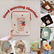 laptop bag laptop sleeve cute korean 13/14/15/15.6 laptop sleeve 10.2 10.8 11 inch iPad pouch 13 inc