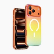 Keephone Rainbow Gradient - Magnetic Wireless Charging Perspective Case for Iphone 17 Pro Max