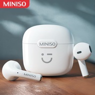 MINISO M06 TWS หูฟังบลูทูธ BT5.3คุณภาพสูงหูฟังสำหรับเล่นเกมกีฬาบลูทูธวิดีโอคอลล์ชุดหูฟังพร้อมไมโครโฟ