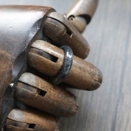 天然翡翠戒指素圈水墨畫圓條戒指禮盒