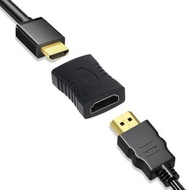 4K HDMI 兼容延長器母對母轉換器延長適配器用於顯示器顯示筆記本電腦電視電纜延長