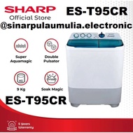 Sharp Mesin Cuci 2 Tabung 9 KG Super Aquamagic [Low Wattage] -