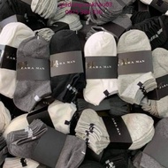 Fashionable Short Neck Zara Socks - High-Quality Men'S And Women'S Socks Basic Color 100% Cotton Imported Genuine