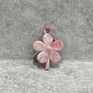 [Patics] Blossom Keyring / Upcycling, Keychain, Keychain charm, Cute, Ez-Charm, Ez-link Charm