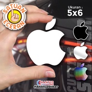 (ONE) Cutting Apple Apple Car Sticker