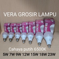 CAHAYA LIGERA Gold LED Lamp 5W 7W 9W 12W 15W 18W 23W White Light Bulb 6500K E27