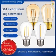 PREVALENT Crystal Light Bulb, Incandescent Warm White ST45 LED Light Bulb, hot 1W 2W Candle 27 LED B
