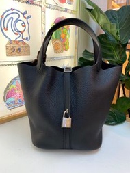 全新🆕Hermes Picotin 22 CK89 黑銀 NOIR phw 現貨🔥