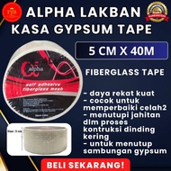 ALPHA GYPSUM MESH TAPE 5 CM X 40 M – FIBERGLASS MESH TAPE