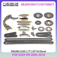 ENGINE Timing chain kit For AUDI A4 B8 A5 A6 C6 Q5 VW PHAETON TOUAREG 2.7L 3.0L 2.7 3.0 L T V6 Diese