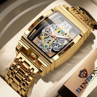 TRILLIONID NEW✅ Jam Tangan Pria Bisnis Analog Transparant BP09 Stainless Steel Anti Karat Luntur Dia