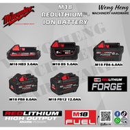 Milwaukee M18 REDLITHIUM™ & FORGE Battery