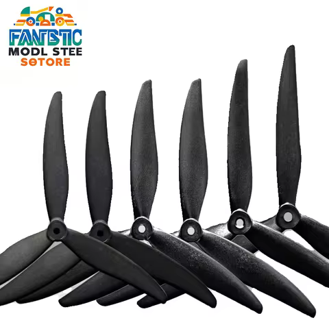 Gemfan Qianfeng 7035/8040/9045/1050/1170 3-Blade Forward And Backward Propeller Fiberglass Nylon Fpv