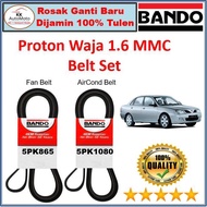 BANDO - Proton Waja 1.6 MMC Bando Original Alternator Fan Belt  Air Con [ 5PK865  + 5PK1080 ]