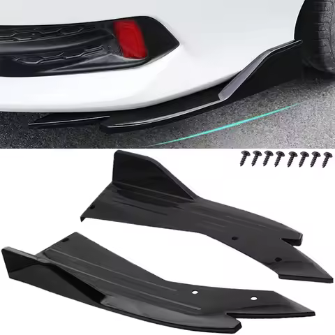 Rear Bumper Lip Diffuser Splitter Canard Protector Front Spoiler Body Kit For BMW 3 Series E46 E90 E