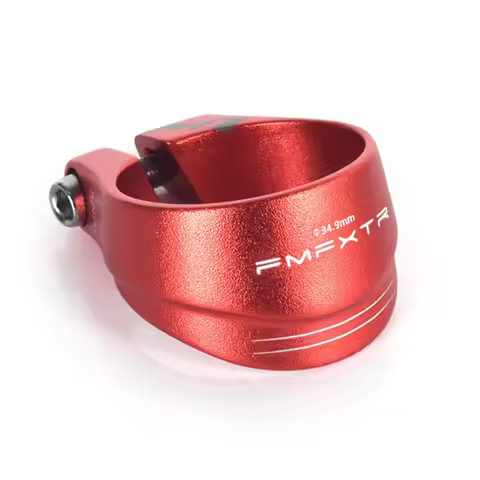 31.8mm/34.9mm Bicycle Seatpost Clamp Aluminum Alloy Cycling Accessories Seat Tube Clamp Black Red Bi