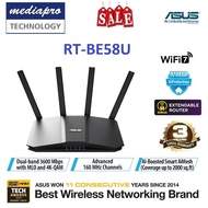 ASUS RT-BE58U Dual-band WiFi 7 (802.11be) BE3600 Smart AiMesh Extendable Router 3600 Mbps 2.5G port