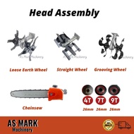 Tiller Cultivator Grass Brush Cutter Chainsaw Gearbox Chain Saw Gear Head Knapsack Head Attachment