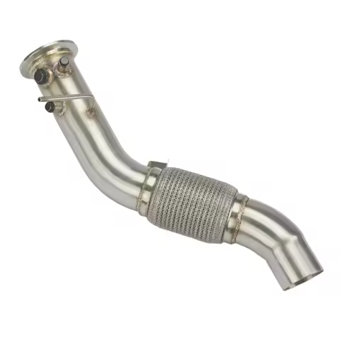 Turbo Exhaust Downpipe for BMW X5 E70 xDrive30d 35d 3.0T Diesel Twin Turbo M57N2 Engine 76mm 3.0inch