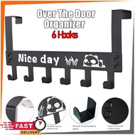 MyNurinShop Over The Door Hook Hanger /Door Hook With 6 Hook /Ampaian Sangkut Pakaian