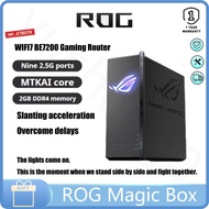 ROG Magic Box WiFi7 Esports Wireless AI Router (9 2.5G Ports with MTK AI Core and 2GB DDR4 Memory GS