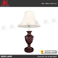 SL LIGHTING | Table Lamp โคมไฟตั้งโต๊ะ ขนาดใหญ่ สวยหรูหรา อลังการ E27 รุ่น SL-8-AM-8687