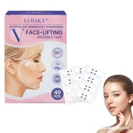 V-Face Lifting Invisible Adhesive Tape,v-face lift tape with bands,neck tape,instant face lift (1 Bo
