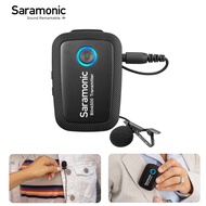 Saramonic เครื่องส่งสัญญาณไร้สาย TX Blink500เครื่องส่งสัญญาณแบบหนีบพร้อมไมโครโฟนในตัวและที่หนีบกะพริ