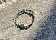 Angel's tears翠色-天然瓜地馬拉翡翠 高冰藍水翡翠設計編織手繩