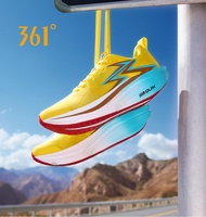 [10KM+] 361 Degrees Flame 4MIX รองเท้าวิ่งมาราธอนมืออาชีพรองเท้ากีฬาแผ่นรองคาร์บอนดูดซับแรงกระแทก PB
