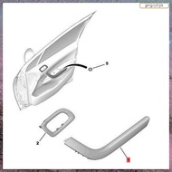 [L E U R] 3Pcs Right Front Door Handle Cover Plate Trim Strip Brackets +Inner Door Bowl for  408 1.6