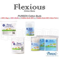 *PUREEN* Cotton Buds ( 200’s Bag ), ( 200's Bottle ), ( Kiddies Buds 200’s ), ( Kiddies Buds 600’s V