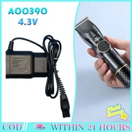 Charger Shaver Power Adapter For Shaver 4.3V A00390 Black And ABS Charger Cable Safe
