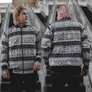 Kqa plaid shirt jacket flannel pria