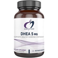 Designs for Health DHEA 5mg - (180 Capsules) DHEA Supplement for Men + Women - Supplement to Help Su