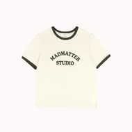 Madmatter - Ringer Tee เสื้อยืด คอกลม วินเทจ