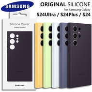 Original For Samsung Galaxy S24 Ultra S24 Plus S24 Case High Quality Soft Silicone Cover For Samsung