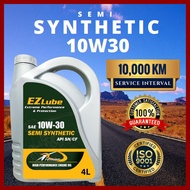 EZLUBE 10W30 Semi Synthetic Engine Oil Minyak Hitam Minyak Enjin Kereta Minyak Hitam Kereta Proton T